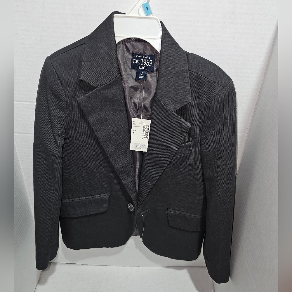 Childrens Place Gray Blazer Size4